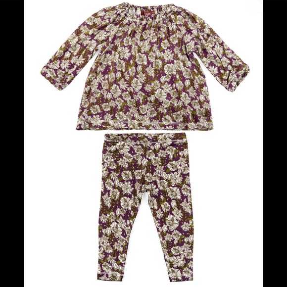 Milkbarn Other - Milkbarn Organic Floral Leggings and Top